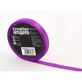 Szatén szalag, 12 mm x 32 m, lila