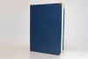Oklevéltartó, A4, exkluzív, műbőr, 4 fém sarokkal, kék