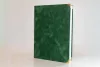 Oklevéltartó, A4, exkluzív, plüss, 4 fém sarokkal, zöld