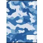   Füzet, tűzött, A4, kockás, 32 lap, COOL BY VICTORIA "Camouflage", "87-32"