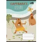   Füzet, tűzött, A5, vonalas, 32 lap, 1. osztály, COOL BY VICTORIA "Capibara", "14-32"