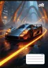 Füzet, tűzött, A5, vonalas, 32 lap, 2. osztály, COOL BY VICTORIA "Future Cars", "16-32"