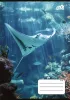 Füzet, tűzött, A5, kockás, 32 lap, COOL BY VICTORIA "Ocean World", "27-32"