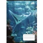   Füzet, tűzött, A5, kockás, 32 lap, COOL BY VICTORIA "Ocean World", "27-32"
