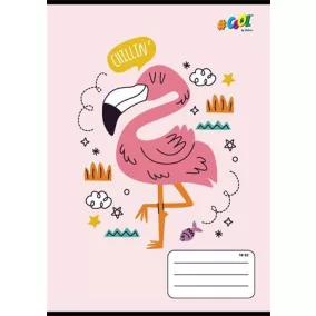   Füzet, tűzött, A5, vonalas, 32 lap, 2. osztály, COOL BY VICTORIA, "Holiday vibes", "16-32"