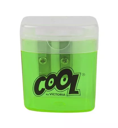 Hegyező, kétlyukú, tartályos, COOL BY VICTORIA, vegyes színek