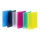 Gyűrűs könyv, 4 gyűrű, 25 mm, A4, PP, VIQUEL "Propyglass", vegyes színek