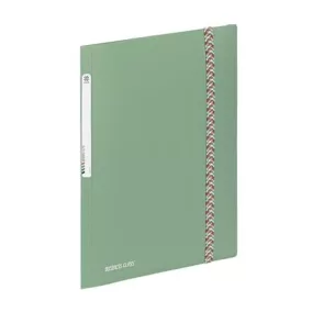   Gumis mappa, 15 mm, PP, A4, VIQUEL "Business Class", khaki