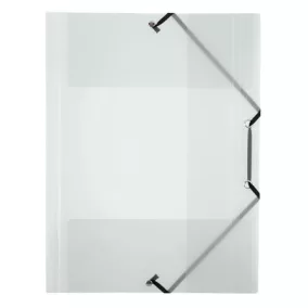   Gumis mappa, 15 mm, PP, A4, VIQUEL "Propyglass", áttetsző