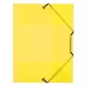 Gumis mappa, 15 mm, PP, A4, VIQUEL "Propyglass", sárga