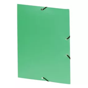   Gumis mappa, 15 mm, PP, A4, VIQUEL "Essentiel", zöld