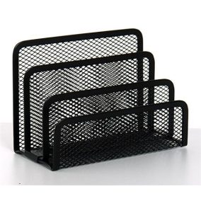 Levéltartó, fémhálós, VICTORIA OFFICE, fekete