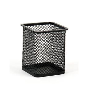   Írószertartó, fémhálós, szögletes, VICTORIA OFFICE, fekete