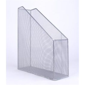 Iratpapucs, fémhálós, VICTORIA OFFICE, ezüst