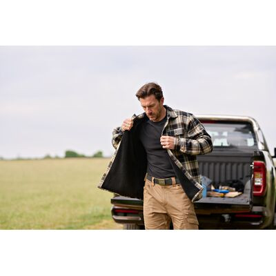 KA3 Sherpa bélésű kockás ing