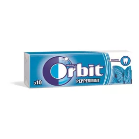 Rágó, 14 g, ORBIT "Peppermint drazsé"