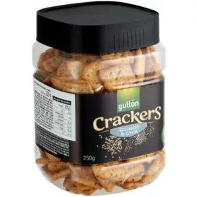   Kréker, 250 g, GULLÓN "Cracker", chia magos-quinoás