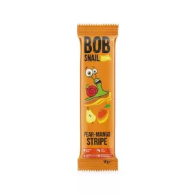 Gyümölcsszelet, 14 g, BOB SNAIL, körte-mangó
