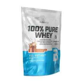   Tejsavó fehérjepor, 400g, BIOTECH USA "100% Pure Whey", sós karamell