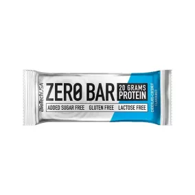   Fehérjeszelet, gluténmentes, 50g, BIOTECH USA "Zero Bar", csokoládé-kókusz