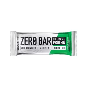   Fehérjeszelet, gluténmentes, 50g, BIOTECH USA "Zero Bar", csokoládé-mogyoró