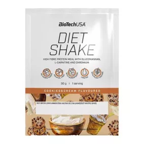   Étrend-kiegészítő italpor, 30g, BIOTECH USA "Diet Shake", cookies&cream