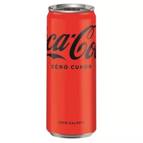   Üdítőital, szénsavas, 0,33 l, dobozos, COCA COLA "Coca Cola Zero"