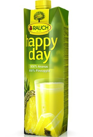 Ananászlé, 100%, 1 l, RAUCH "Happy day"