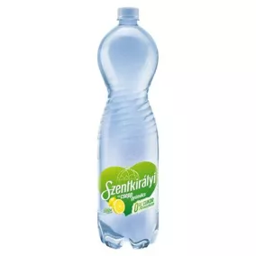   Ásványvíz, ízesített, SZENTKIRÁLYI, 1,5 l, "Egy csepp gyümölcs", citrom