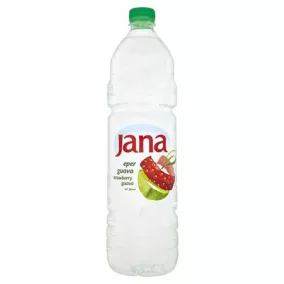 Ásványvíz, ízesített, JANA, 1,5 l, eper-guava