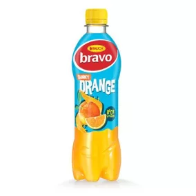 Üdítőital, 6%, 0,5 l, RAUCH "Bravo", narancs