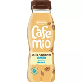   Kávés tejital, 0,25l, RAUCH "Cafemio Latte Macchiato Vanilla", extra mild