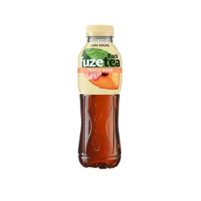   Üdítőital, szénsavmentes, 0,5 l, FUZETEA ZERO, barack-rózsa