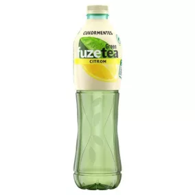   Üdítőital, szénsavmentes, 1,5 l, FUZETEA ZERO, zöld tea citrom