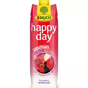   Gyümölcslé, 55%, 1l, RAUCH "Happy day", Immun Iron