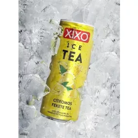   Üdítőital, szénsavmentes, 250 ml, XIXO "Ice Tea", citromos fekete tea