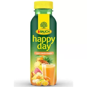   Gyümölcslé, 100%, 0,33 l, RAUCH "Happy day", Multivitamin