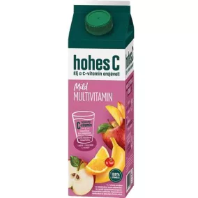   Gyümölcslé, 100%, 1l, HOHES C "Mild", multivitamin