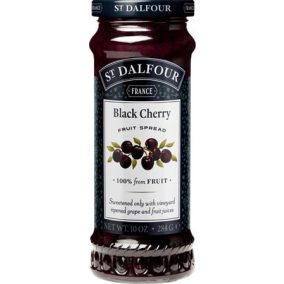 Lekvár, 284 g, ST DALFOUR, feketecseresznye