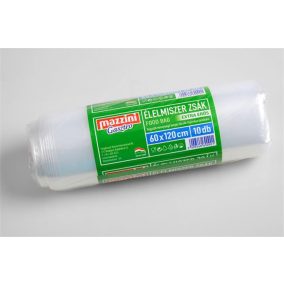   Élelmiszerzsák, extra erős, 10 db, 60 x 120 cm, MAZZINI "Gasztro"