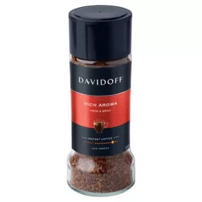   Instant kávé, 100 g, üveges, DAVIDOFF "Rich Aroma"