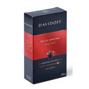   Kávé, pörkölt, őrölt, 250 g, DAVIDOFF "Rich Aroma"