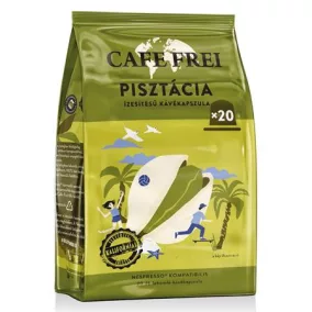   Kávékapszula, Nespresso® kompatibilis, 20 db, CAFE FREI, pisztácia