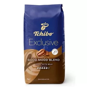   Kávé, pörkölt, szemes, 1000 g, TCHIBO "Exclusive Good Mood Blend"
