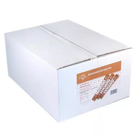 Kristálycukor, barna, stick, 4000 g, kb. 1000 db, KORONÁS CUKOR "Mozaik"