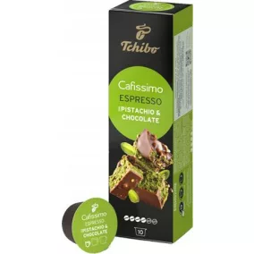   Kávékapszula, 10 db, TCHIBO "Cafissimo Espresso Pistacchio Chocolate"