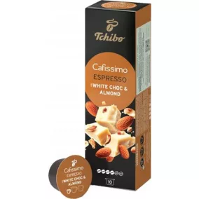   Kávékapszula, 10 db, TCHIBO "Cafissimo Espresso White Choc Almond"
