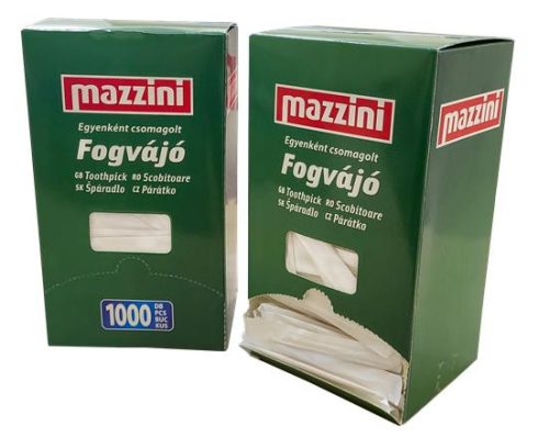 Fogvájó, egyesével csomagolt, 1000 db, MAZZINI
