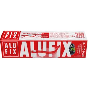 Cipzáras zacskó, 1 l, ALUFIX "Zipp Fix"