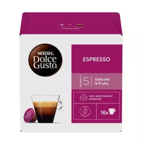   Kávékapszula, 16 x 5,5 g,  NESCAFÉ DOLCE GUSTO "Espresso"